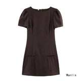 Summer New Women's Bow Hanging Neck Collar Shorts