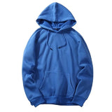 Solid Hoodies Autumn Harajuku Long Sleeve Hooded Female Sweatshirt Winter Pocket Oversized Basic Hoody Sudaderas Tops