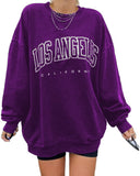 T Shirt Women 2021 Loose Long Sleeve Pullover Tops Spring Autumn Ladies Casual Letter Printing Oversized Woman