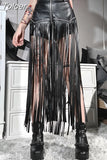 Vintage Black Velvet Split Skirts Aesthetic Sexy High Waist Bow Bodycon Long Skirt Elegant E Girl Punk Partywear