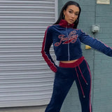 Women Tracksuit 2 Piece Set Coat Pants Winter Clothes Sweat Suits Women Matching Sets Long Sleeve Outfits-Outfit