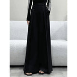 High-Rise High-Waisted Broad-Legged Casual Pants Women Autumn New Loose-Fitting Thin