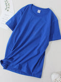 Sleeve Oversized T-shirt Cotton Women Top Summer 2022 Solid White T shirts 100% Cotton Tees Lady Basic T Shirt Women