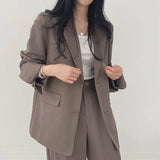 Toloer Suit Jacket Female 2024 New Spring And Fall Korean Version Chic Small Suit Jacket Design Sense Minority-Outfit