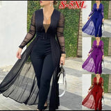 Women's Dress Trousers New Solid-Colored Fashion Dark V-Neck Lace Spliced Solid Color-Repair Jumpsuit