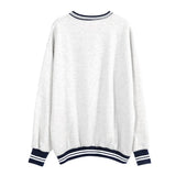 Plus Size Autumn Winter Sun Star Sweatershirts Womens Casual Loose Pullover Cute Youg Girls Hoodies Female Clothes Gray