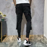 And Autumn Chao Brand Ins Super Hot Pants Male Korean Version Of Fashion Style Streamers Work Pants Casual Pants Harlan Pants Bf-Outfit
