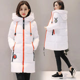 Women 2020 Winter Jacket Women Coat Hooded Outwear Female Parka Thick Cotton Padded Lining Winter Female Basic Coats