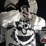 Anime Winter Women Hoodie Cute Cartoon Long Sleeve Casual Hoodie Oversized Sweatshirt Harajuku Tops Fashion Pullover