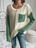 Knitted Long-Sleeved Long-Sleeved Knitted Jersey Sweater In Autumn/Winter