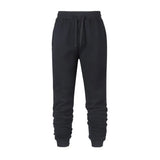 Fashion Brand Men Solid Color Sweatpants Men's Simple Slim Wild Trousers Spring New Drawstring Casual Pants