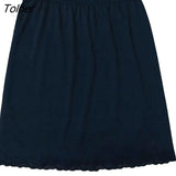 Slips Women'S Intimates Casual Mini Skirts Underskirt Skirts Ladies Basic Half Petticoat Intimates