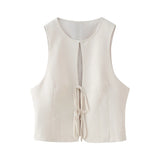 New Lace-Up Waistcoat 4749772 Straight Skirt 5427436 Suit-Outfit