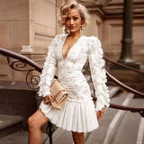 Summer Embroidery Dress Sexy Lace Printed