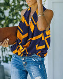 Independent Station Sexy Fashion Women's Wear New Fashion Style Pile Collar Sleeveless Blouse-Outfit