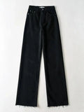 Women Jeans Boyfriend Loose Fit Denim Pants Spring Vintage Classic Straight Leg Jeans For Women High Waist