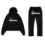 Shangchao Brand NOFS Letter Printed Sports Suit Men's Hip-Hop Street Loose Couple Suit-Outfit