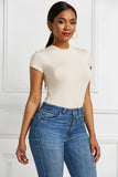 Sleeve Bodysuit Women 2021 Spring New Outfits Streetwear Plus Size Oversize Spring Women's Body Solid Color Female
