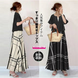 Sets Of Japanese And Korean Women's 2025 Summer New Short-Sleeved T-Shirt + Vest-Print Dress