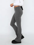 high waist flared