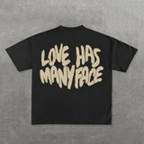 New Gothic Funny Street Trend Hip-Hop Printed High Street Casual Men's And Women's Short-Sleeved Round-Necked T-Shirts-Outfit