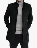 New Hair, The Man's Coat, The Long Zipper Coat In The Long-Winded Coat And The Two Open