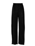 Spring 2022 Pleated Womens Pants Fashion Elastic High Waist Wide Leg Pants Female Casual Green Loose Baggy