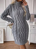 And Winter New High-Collared Collared Turtleneck Sweater Knitted Long-Sleeved