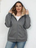 Size Women's Winter Explosion Warm Plush Hoodie