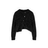 Autumn Knitted Cardigan Women Sweet Casual Kawaii Sweater Female Y2k Crop Tops Korean Fashion Clothing Jacket Coats