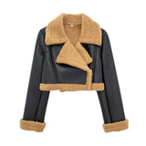 And Winter New Double-Sided Short Jacket Jacket 4341806-Outfit