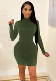 Party Sexy Long Sleeve Mini Bodycon