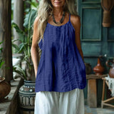 Shein Temu Cotton Leprosy Sling Vest New