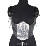 Vintage Corset Fish Bone Tight Body Coat Wearing Waist Seal European Style Mother And Child