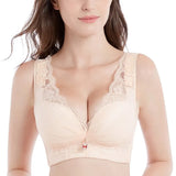 Push up Bras for Women Plus Size Vest Bra Plunge Wire Free Brasserie Lightly Lined