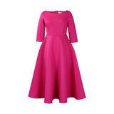 Women's 2025 Summer New Solid Dress Temperament Evening Dress Dress Dress Dress Dress