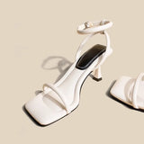 High Heels Women's Fine Summer Dress French Word With Roman Beautiful High Heel Sandals Female
