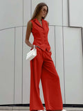 Fashion Casual Vest Trousers Suit Women's