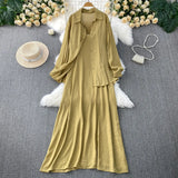 Wind Leisure Two Sets Of Women Loose Outside Thin Long-Sleeved Shirt Cover Skinny Sling