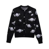 New Metal Thread Short Knitted Coat 3991126-Outfit