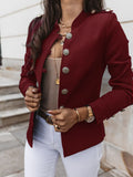 Burst Long Sleeve Rebuttoned Small Suit Short