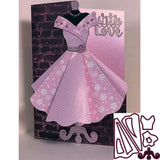 Set Cute Princess Dress Metal Cutting Dies Scrapbooking New Craft Stamps die Cut Embossing Card Making Stencil
