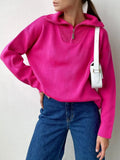 Sweater Sets For Women 2 Piece Winter Fall Knit Pants Sets Polo Collar Suits Women Winter Set Sweater Tops And