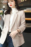 Lady Blazer Casual Elegant Long Sleeve Fashionable Double Breasted Casual Elegant Solid Color Chic Outerwear