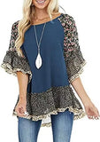 Spring And Summer Women's Bat Sleeves Colored Leopard Colored Leopard Prints In-Sleeve