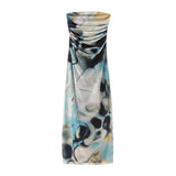 New Printed Silk Mesh Wrinkle Slim Breast Dress 5039373-Outfit