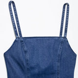 Homemade New Women's Classic Denim Fan Dress