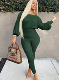 Knitting Top And Pants Casual 2 Piece