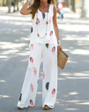New Casual Fashion Round-Neck Vest Suit Women's