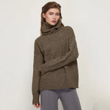 Women Autumn Winter Knitted Turtleneck Cashmere Sweater Female Spring Autumn Pullover Jumper Sweaters Casual Loose